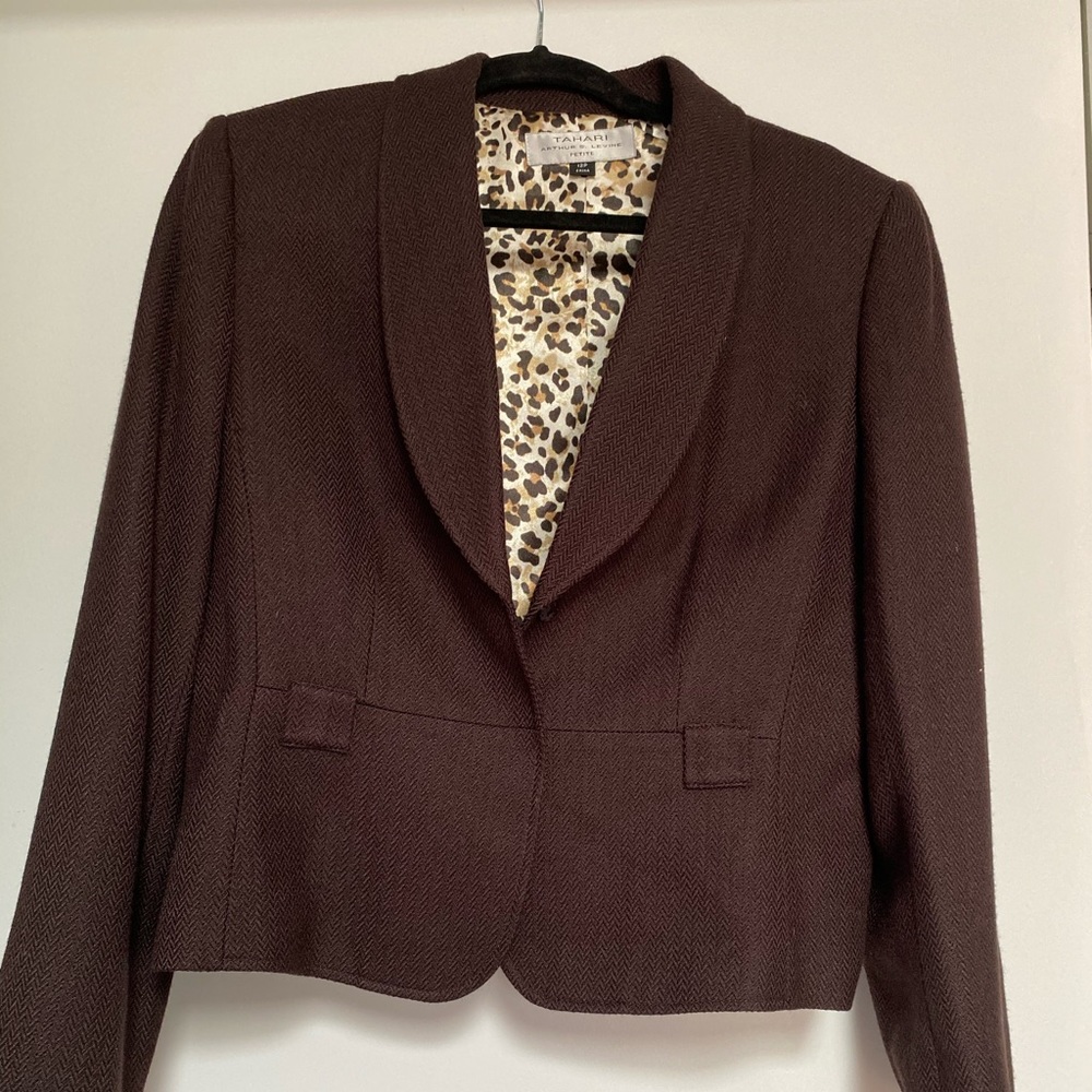Brown women blazer